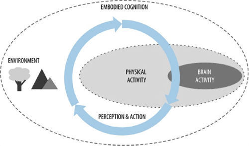 Diagram illustrating Embodied Cognition